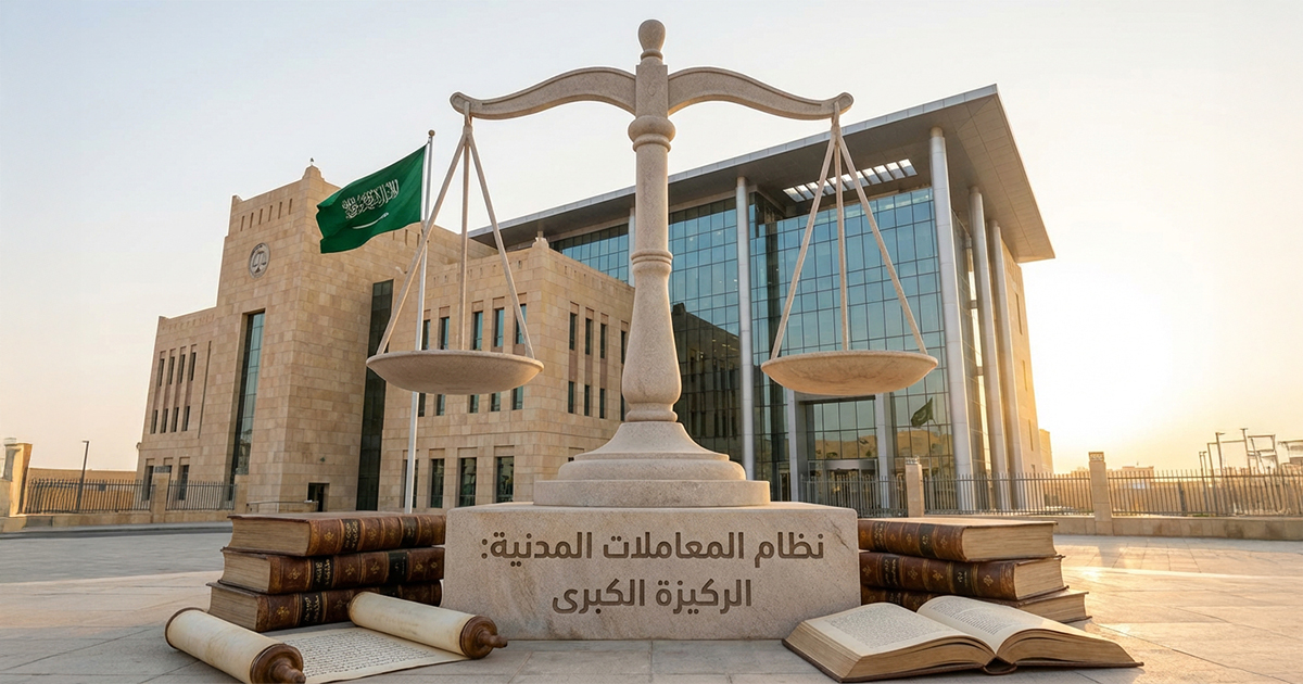 نظام المعاملات المدنية: الركيزة الكبرى في القضاء السعودي الحديث